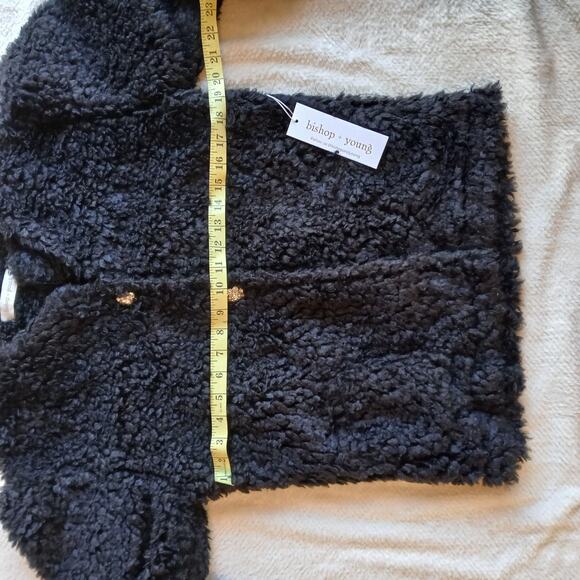 Bishop and Young | Elsie | Faux Fur | Jacket Black | Size Medium NWT - Picture 3 of 7